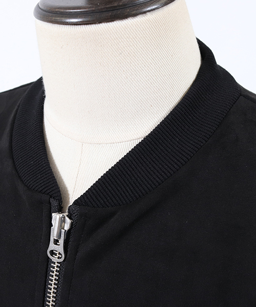 CAMBIO（カンビオ）の「mj6498-Fake Suede Cut Blouson ブルゾン（ブルゾン・メンズ・チャコール/ベージュ/ブラック・L/S/M）」の12枚目の写真