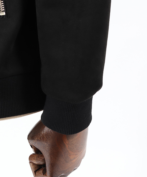 CAMBIO（カンビオ）の「mj6498-Fake Suede Cut Blouson ブルゾン（ブルゾン・メンズ・チャコール/ベージュ/ブラック・L/S/M）」の10枚目の写真