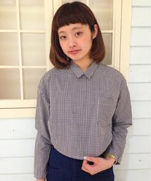 Kastane | 【Kastane】BACK開き長袖シャツ(シャツ/ブラウス)
