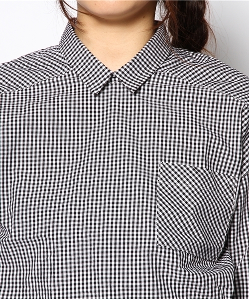 Kastane（カスタネ）の「【Kastane】BACK開き長袖シャツ（シャツ/ブラウス・レディース・ライトベージュ/ブラック・FREE）」の6枚目の写真