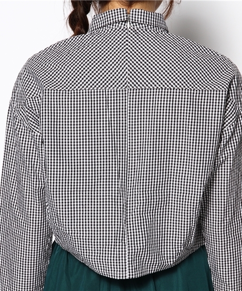 Kastane（カスタネ）の「【Kastane】BACK開き長袖シャツ（シャツ/ブラウス・レディース・ライトベージュ/ブラック・FREE）」の8枚目の写真