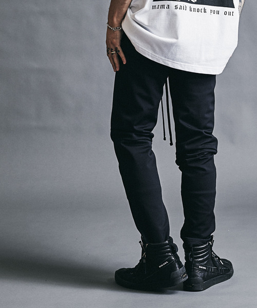 MSML（エムエスエムエル）の「SKINNY ZIP JERSEY PANTS（その他パンツ・メンズ・ブラック/グレー・S/M/L）」の11枚目の写真