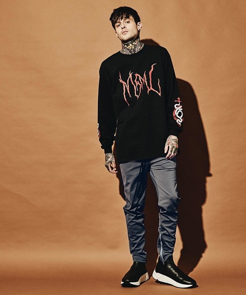 MSML（エムエスエムエル）の「SKINNY ZIP JERSEY PANTS（その他パンツ・メンズ・ブラック/グレー・S/M/L）」の20枚目の写真