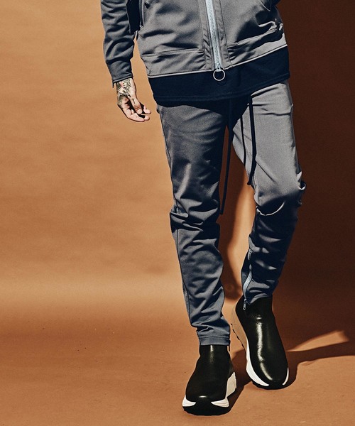 MSML（エムエスエムエル）の「SKINNY ZIP JERSEY PANTS（その他パンツ・メンズ・ブラック/グレー・S/M/L）」の21枚目の写真