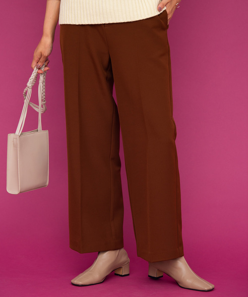Aunt Marie's(アントマリーズ)の「AUNT MARIE'S センタープレスセミフレアパンツ(その他パンツ・レディース・ブラック/ベージュ/ブラウン・SMALL/MEDIUM)」の15枚目の写真