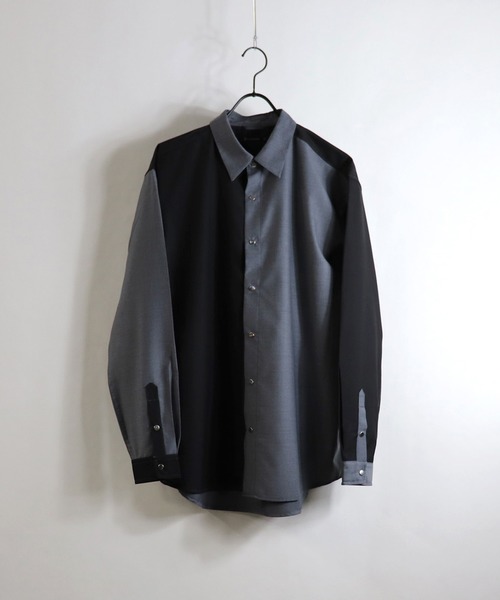 Confirm（コンファーム）の「Confirm / コンファーム TRスナップボタンシャツ（シャツ/ブラウス・メンズ・ブラック/ベージュ/ブラウン/グレー/ミント/ベージュ系その他/ブラック系その他/パープル・M/L）」の3枚目の写真