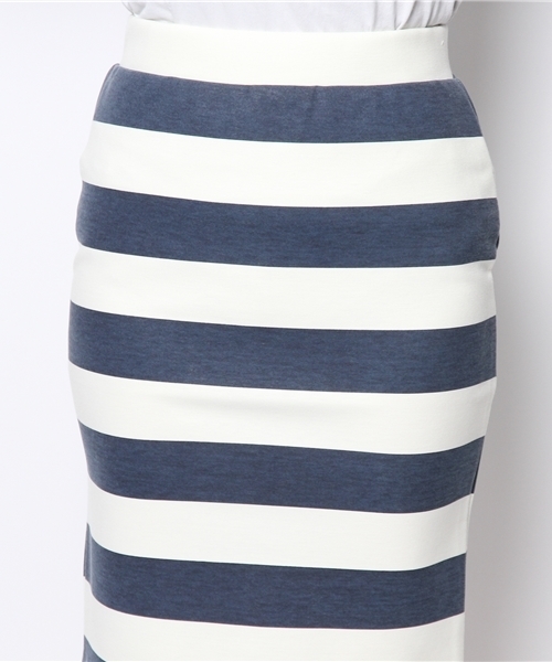 FREE'S SHOP（フリーズショップ）の「ジャージボーダースカート（スカート・レディース・ホワイト/グレー/ブルー/ピンク・SMALL/MEDIUM）」の6枚目の写真