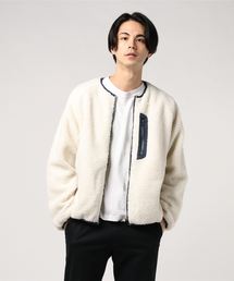 CORISCO ボア ノーカラー ブルゾン(M1)