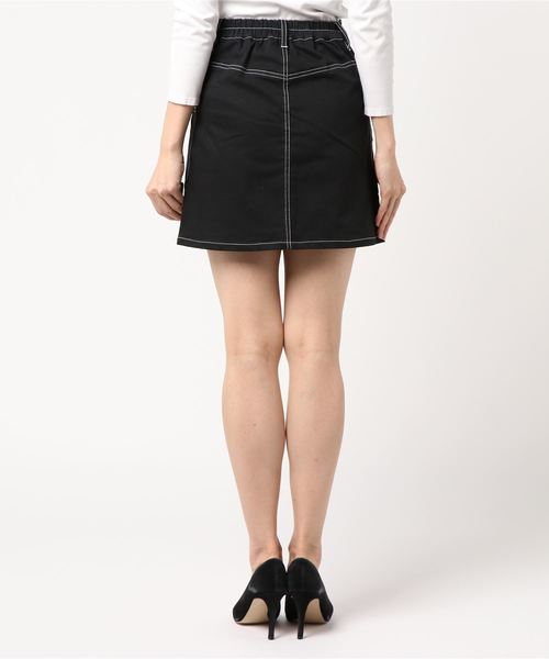 WEGO(ウィゴー)の「WEGO/【セットアップ対応商品】ステッチサイドポケットミニスカート(スカート・レディース・ブラック/ホワイト/ブラック系その他2・FREE)」の20枚目の写真