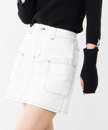WEGO | WEGO/【セットアップ対応商品】ステッチサイドポケットミニスカート(スカート)