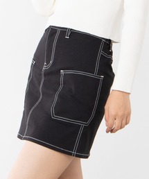 WEGO | WEGO/【セットアップ対応商品】ステッチサイドポケットミニスカート(スカート)