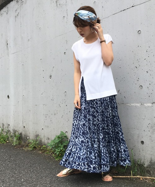 JETSET SOLO PLUS （ジェットセットソロプラス）の「サイドスリットデザインニット（ニット/セーター・レディース・ブラック/オフホワイト/カーキ/ピンク・FREE）」の8枚目の写真