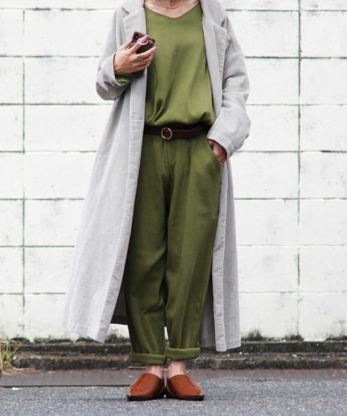 antiqua(アンティカ)の「ワンマイルウェア(Tシャツ/カットソー・レディース・ネイビー/オリーブ/モスグリーン/ブラウン系その他・FREE)」の18枚目の写真