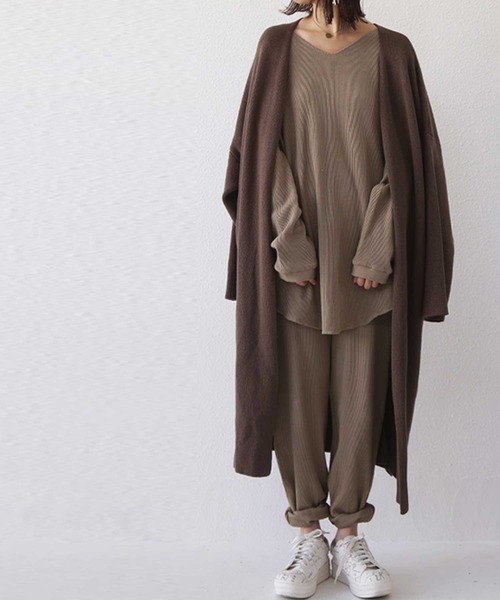 antiqua(アンティカ)の「ワンマイルウェア(Tシャツ/カットソー・レディース・ネイビー/オリーブ/モスグリーン/ブラウン系その他・FREE)」の5枚目の写真