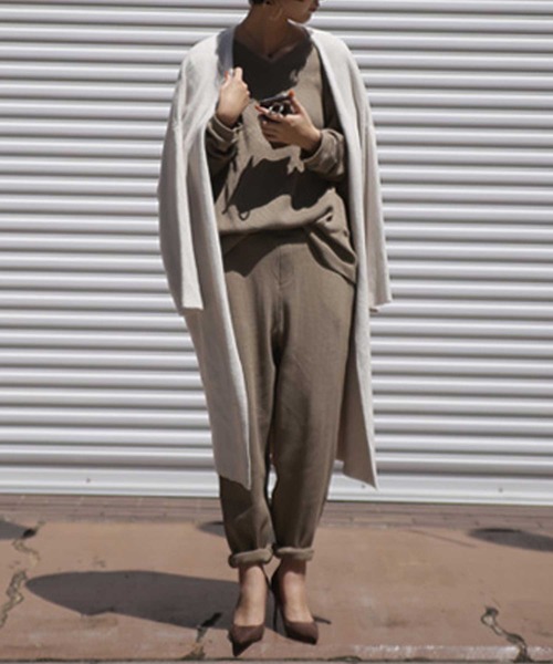 antiqua(アンティカ)の「ワンマイルウェア(Tシャツ/カットソー・レディース・ネイビー/オリーブ/モスグリーン/ブラウン系その他・FREE)」の7枚目の写真