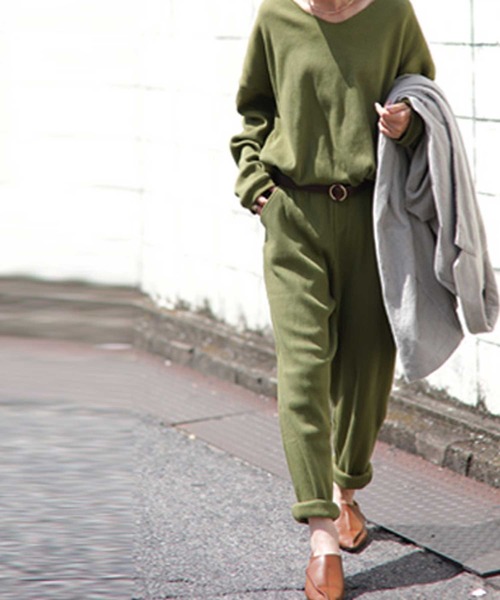 antiqua(アンティカ)の「ワンマイルウェア(Tシャツ/カットソー・レディース・ネイビー/オリーブ/モスグリーン/ブラウン系その他・FREE)」の19枚目の写真