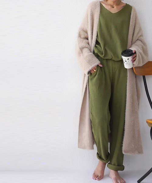 antiqua(アンティカ)の「ワンマイルウェア(Tシャツ/カットソー・レディース・ネイビー/オリーブ/モスグリーン/ブラウン系その他・FREE)」の21枚目の写真