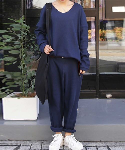 antiqua(アンティカ)の「ワンマイルウェア(Tシャツ/カットソー・レディース・ネイビー/オリーブ/モスグリーン/ブラウン系その他・FREE)」の22枚目の写真