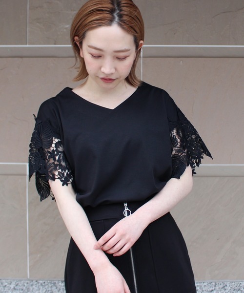 LAVEANGE(���r�A���W�F)�̑O��QWAY �����[�X�J�b�g�\�[�u���E�X�y�傫���T�C�Y�Ή��z(�V���c/�u���E�X)