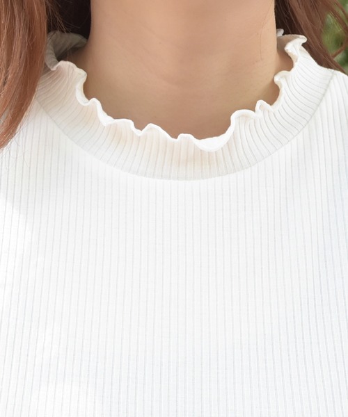 PairPair(ペアペア)の「シアーキャミ×リブTシャツセット(Tシャツ/カットソー・レディース・オフホワイト/ライトグリーン/ライトベージュ・FREE)」の20枚目の写真
