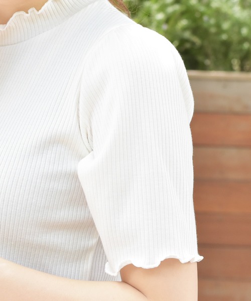 PairPair(ペアペア)の「シアーキャミ×リブTシャツセット(Tシャツ/カットソー・レディース・オフホワイト/ライトグリーン/ライトベージュ・FREE)」の21枚目の写真