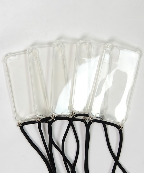 shopnikoniko（ショップニコニコ）の「クリア スマホショルダー ショルダースマホケース パラコード（スマホケース/カバー・レディース・ホワイト/ブラック/ピンク/グリーン/パイソン・iPhone 11/iPhone 7/8/SE(第2/第3世代)/iPhone XS/X/iPhone 11 Pro/iPhone XR/iPhone 12/iPhone 13/iPhone 14/iPhone 14 Pro）」の21枚目の写真