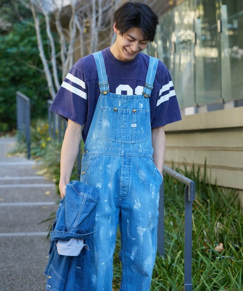 セール】Lee/リー オーバーオール/サロペット ペイント加工