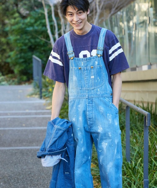 Lee リー ブリーチ加工 オーバーオール Lee(リー)【メンズ】オーバーオール（その他） | Right-on（ライトオン