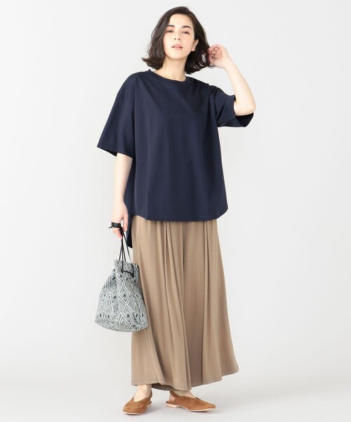 SHARE PARK(シェアパーク)の「【接触冷感】 クールスムースカットガウチョパンツ(その他パンツ・レディース・グレー系・0)」の11枚目の写真