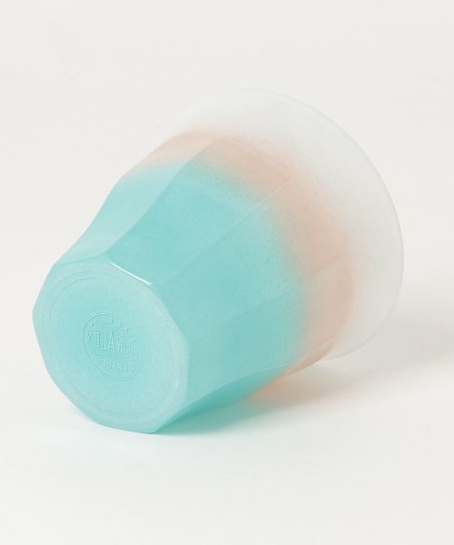 JACK & MARIE（ジャックアンドマリー）の「JACK & MARIE DURALEX ピカルディーグラス（グラス/マグカップ/タンブラー・レディース・ライトブルー/オレンジ/ホワイト×ブルー・ONE SIZE）」の5枚目の写真