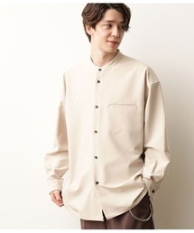 JUNRED | ワイドシルエットバンドカラーシャツ(シャツ/ブラウス)