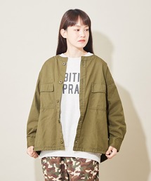 CUBE SUGAR（キューブシュガー）の「ヘビーオックス ノーカラー ブルゾン（ブルゾン）」