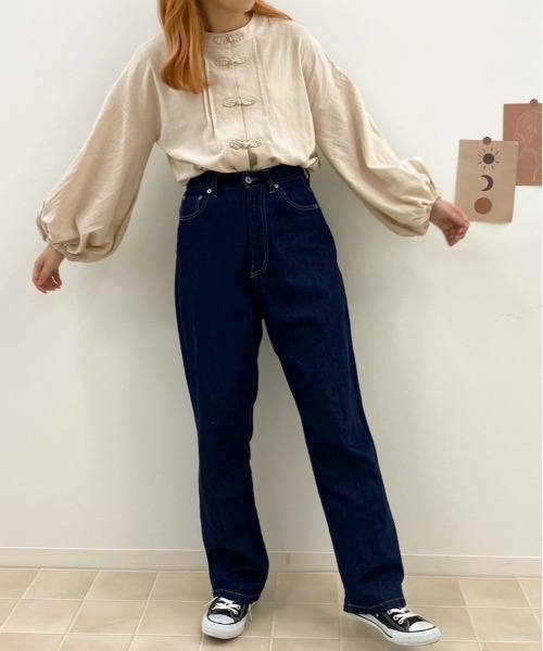 apres jour（アプレジュール）の「チャイナシャツ【ZOZOTOWN限定アイテム】（シャツ/ブラウス・レディース・ブルー系その他/アイボリー/ベージュ・フリー）」の7枚目の写真