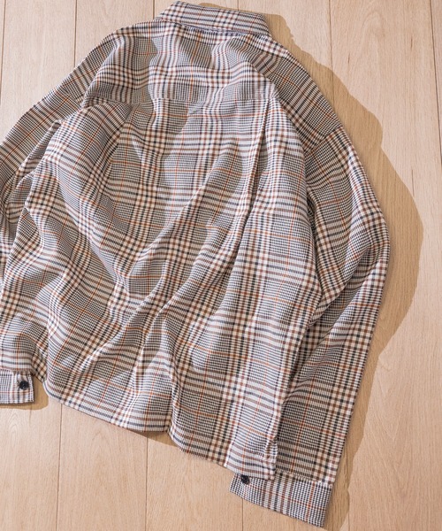 JOHN'S CLOSET(ジョンズクローゼット)の「【i】チェック柄カバーオール ジャケット(カバーオール・メンズ・ベージュ/ブラック・LARGE/MEDIUM/X-LARGE)」の8枚目の写真