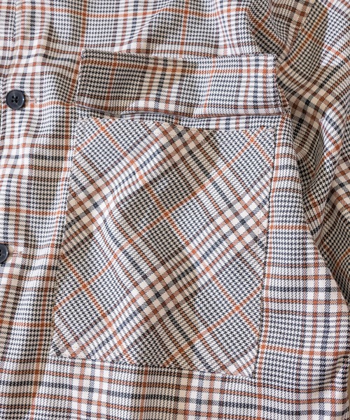 JOHN'S CLOSET(ジョンズクローゼット)の「【i】チェック柄カバーオール ジャケット(カバーオール・メンズ・ベージュ/ブラック・LARGE/MEDIUM/X-LARGE)」の3枚目の写真