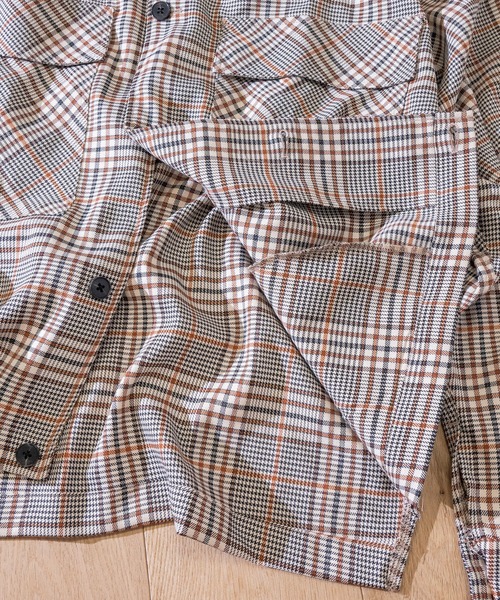 JOHN'S CLOSET(ジョンズクローゼット)の「【i】チェック柄カバーオール ジャケット(カバーオール・メンズ・ベージュ/ブラック・LARGE/MEDIUM/X-LARGE)」の15枚目の写真