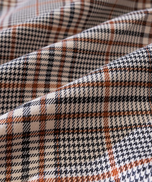 JOHN'S CLOSET(ジョンズクローゼット)の「【i】チェック柄カバーオール ジャケット(カバーオール・メンズ・ベージュ/ブラック・LARGE/MEDIUM/X-LARGE)」の6枚目の写真