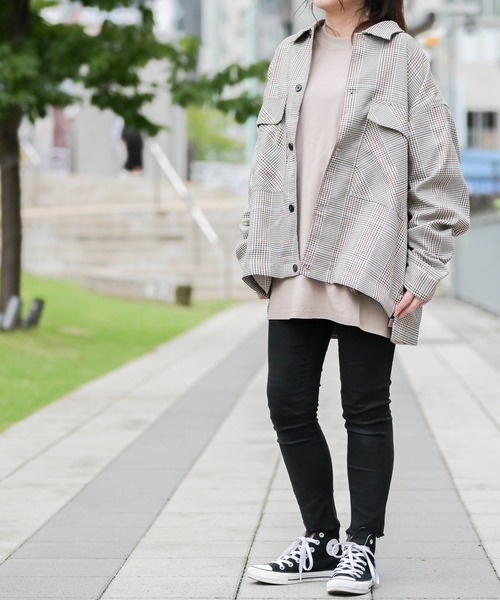 JOHN'S CLOSET(ジョンズクローゼット)の「【i】チェック柄カバーオール ジャケット(カバーオール・メンズ・ベージュ/ブラック・LARGE/MEDIUM/X-LARGE)」の7枚目の写真