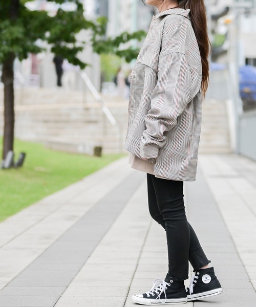 JOHN'S CLOSET(ジョンズクローゼット)の「【i】チェック柄カバーオール ジャケット(カバーオール・メンズ・ベージュ/ブラック・LARGE/MEDIUM/X-LARGE)」の9枚目の写真