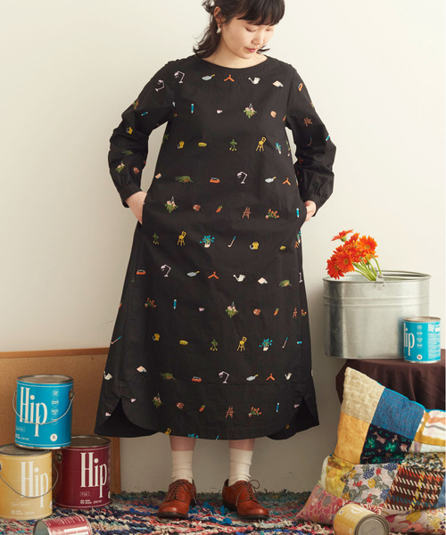 美品＊l'atelier du savon 家の中 刺繍 ブラウス オフホワイト l'atelier du savon】L/C お洗濯刺繍ブラウス : l'atelier du