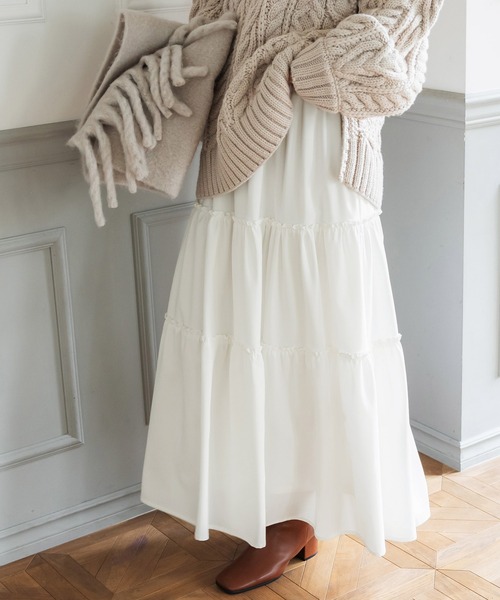 たっぷりティアードスカート スカート Coca Coca コカ のファッション通販 Zozotown