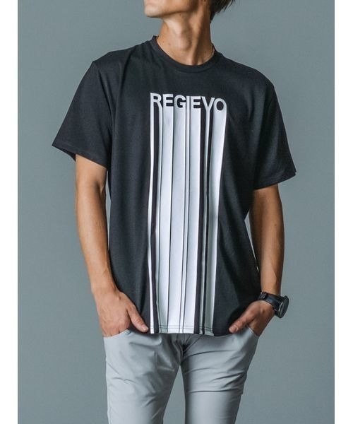 REGIEVO バーコードプリントTシャツ ビッグシルエット ユニセックス（Tシャツ/カットソー）｜REGIEVO（レジエボ） 6,050円
