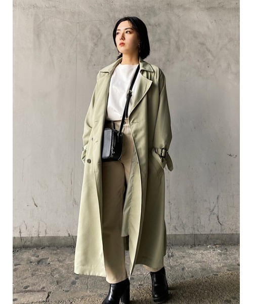 SINGLE FLAP TRENCH COAT/シングルフラップトレンチコート（トレンチ
