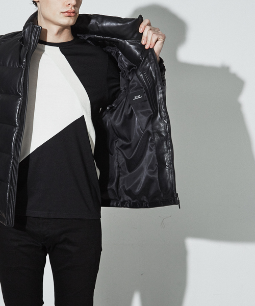 グローブ ラムレザー ダウンジャケット（ダウンジャケット/コート