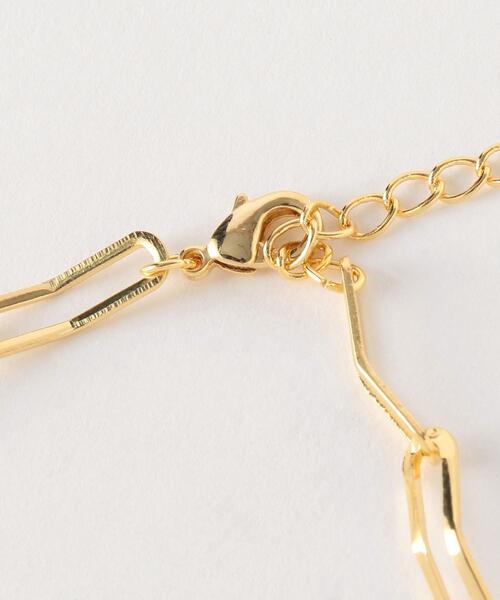 BEAUTY&YOUTH UNITED ARROWS（ビューティーアンドユースユナイテッドアローズ）の「BY ヘンケイクリップモチーフネックレス（ネックレス・レディース・ゴールド/シルバー・FREE）」の4枚目の写真