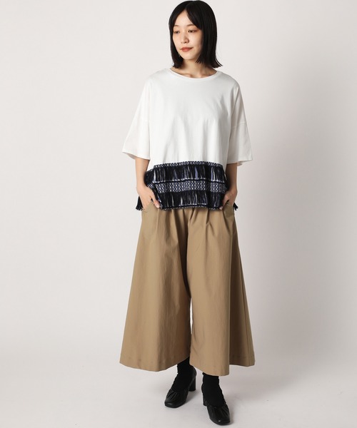ZUCCa（ズッカ）の「フリンジストライプジャージー/Tシャツ（T