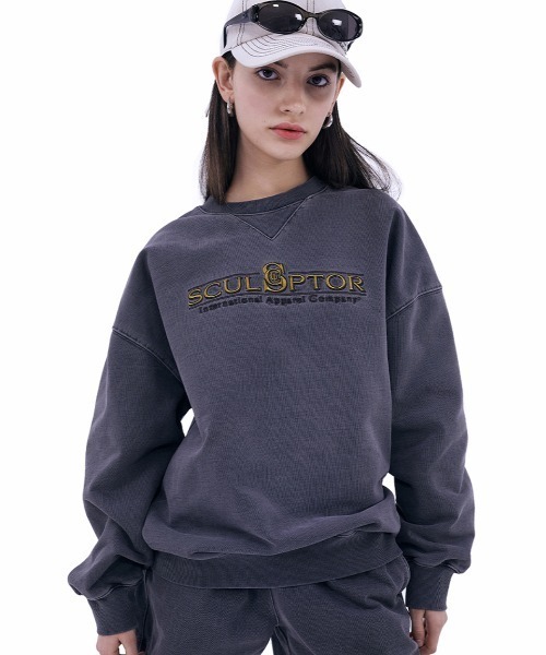 SCULPTOR（スカルプター）の「90's LOGO SWEATSHIRT/ナインティーンスロゴスウェット（スウェット・レディース・チャコールグレー/ライトグレー/ダークグレー・SMALL/MEDIUM/LARGE/X-LARGE）」の14枚目の写真