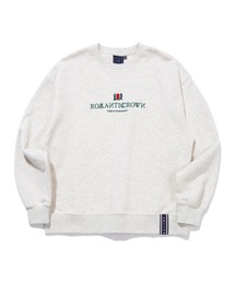 【ROMANTIC CROWN】INTERVAL LOGO SWEAT SHIRT / ロマンティッククラウン インターバル ロゴ スウェットシャツ
