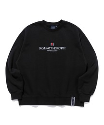 【ROMANTIC CROWN】INTERVAL LOGO SWEAT SHIRT / ロマンティッククラウン インターバル ロゴ スウェットシャツ