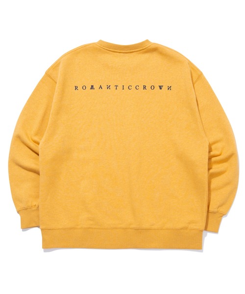 ROMANTIC CROWN(ロマンティッククラウン)の「【ROMANTIC CROWN】INTERVAL LOGO SWEAT SHIRT / ロマンティッククラウン インターバル ロゴ スウェットシャツ(スウェット・メンズ・アイボリー/ネイビー/ライトパープル/イエロー/ブラック・LARGE/X-LARGE/MEDIUM/SMALL)」の17枚目の写真